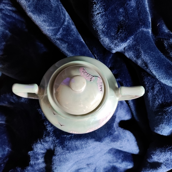 Antique lusterware tea set service for 4 - Picture 6 of 12